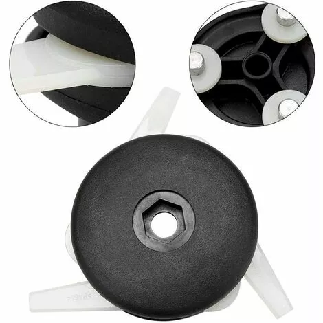 Tête De Débroussailleuse, Coupe-Herbe Coupe-tête Pour Tondeuse Adapté Pour STIHL Remplacement De Tonte Accessoires De Tondeuse à Gazon Pièces Tête De Tondeuse 9.4*5cm Fontainebleau Noir 5 Tête De Débroussailleuse, Coupe-Herbe Coupe-tête Pour Tondeuse Adapté Pour STIHL Remplacement De Tonte Accessoires De Tondeuse à Gazon Pièces Tête De Tondeuse 9.4*5cm Fontainebleau Noir – Image 3