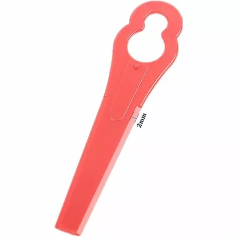 ALMI 50 Pieces Lames En Plastique De Rechange,Lame Plastique Coupe Bordure,Lame Coupe Bordure,Lame En Plastique Générale,Lames En Plastique Pour Tondeuse Sans Fil Pour Jardins Et Pelouses (50) 5 ALMI 50 Pieces Lames En Plastique De Rechange,Lame Plastique Coupe Bordure,Lame Coupe Bordure,Lame En Plastique Générale,Lames En Plastique Pour Tondeuse Sans Fil Pour Jardins Et Pelouses (50) – Image 3