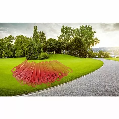 ALMI 50 Pieces Lames En Plastique De Rechange,Lame Plastique Coupe Bordure,Lame Coupe Bordure,Lame En Plastique Générale,Lames En Plastique Pour Tondeuse Sans Fil Pour Jardins Et Pelouses (50) 7 ALMI 50 Pieces Lames En Plastique De Rechange,Lame Plastique Coupe Bordure,Lame Coupe Bordure,Lame En Plastique Générale,Lames En Plastique Pour Tondeuse Sans Fil Pour Jardins Et Pelouses (50) – Image 5