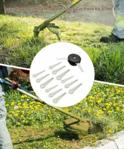LONGZIMING Tête De Débroussailleuse Aluminium Tête De Coupe Herbe Universelle Pour Accessoires De Tondeuse À Gazon,avec 12 Pièces Coupées 8 LONGZIMING Tête De Débroussailleuse Aluminium Tête De Coupe Herbe Universelle Pour Accessoires De Tondeuse À Gazon,avec 12 Pièces Coupées -Débroussailleuse Soldes Magasin 47155527 2