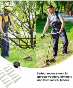 LONGZIMING Tête De Débroussailleuse Aluminium Tête De Coupe Herbe Universelle Pour Accessoires De Tondeuse À Gazon,avec 12 Pièces Coupées 11 LONGZIMING Tête De Débroussailleuse Aluminium Tête De Coupe Herbe Universelle Pour Accessoires De Tondeuse À Gazon,avec 12 Pièces Coupées -Débroussailleuse Soldes Magasin 47155527 5