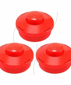 TINOR 3X Tête De Débroussailleuse Universelle Fil Nylon (3X Rouge)
