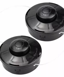 TINOR Lot De 2 Tête De Débroussailleuse Universelle Nylon Bobine De Rechange De Tondeuse Débroussailleuse Tête De Coupe M10 X 1,25 Pour Débroussailleuse Thermique à Essence