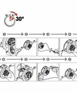 TINOR Tête De Coupe Universelle Avec Avance Par Frappe Au Sol, Compatible Avec La Majorité Des Débroussailleuses à Manche Droit De 33cc Et Plus -Débroussailleuse Soldes Magasin 47185722 2