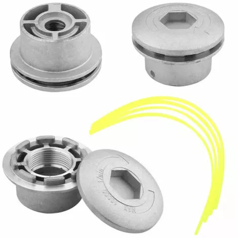 ZHUOXUAN Tête De Débroussailleuse Universelle, Tête Coupe-bordure En Aluminium Fils Pour Débroussailleuse à Essence Tondeuse à Gazon A 3 ZHUOXUAN Tête De Débroussailleuse Universelle, Tête Coupe-bordure En Aluminium Fils Pour Débroussailleuse à Essence Tondeuse à Gazon A