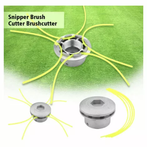ZHUOXUAN Tête De Débroussailleuse Universelle, Tête Coupe-bordure En Aluminium Fils Pour Débroussailleuse à Essence Tondeuse à Gazon A 6 ZHUOXUAN Tête De Débroussailleuse Universelle, Tête Coupe-bordure En Aluminium Fils Pour Débroussailleuse à Essence Tondeuse à Gazon A – Image 4