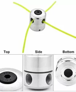 TINOR Lot De 2 Têtes De Débroussailleuse Universelles En Aluminium - Tête Double Fil - Bobine De Fil En Nylon - Accessoire Pour Débroussailleuse 11 TINOR Lot De 2 Têtes De Débroussailleuse Universelles En Aluminium - Tête Double Fil - Bobine De Fil En Nylon - Accessoire Pour Débroussailleuse -Débroussailleuse Soldes Magasin 51178312 5