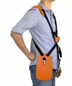 ELLE Tondeuse à Fronde - Tondeuse à Double Sangle Avec Sangle En Nylon Durable Réglable Pour Débroussailleuse Ou Jardinage, Orange 10 ELLE Tondeuse à Fronde - Tondeuse à Double Sangle Avec Sangle En Nylon Durable Réglable Pour Débroussailleuse Ou Jardinage, Orange -Débroussailleuse Soldes Magasin 51245286 4