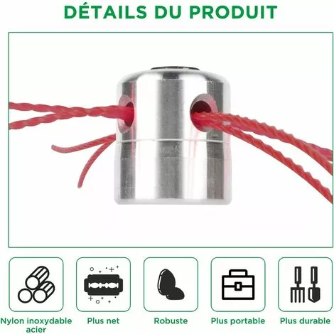 ZHUOXUAN 2021 8" Size: 200 X 200 X 25mm 6" Size: 150 X 150 X 25mm Tête De Coupe Conique En Fil Métallique Pour Tondeuse à Gazon Brosse De Qualité Supérieure Pour Débroussailleuse (1A-1C) 4 ZHUOXUAN 2021 8" Size: 200 X 200 X 25mm 6" Size: 150 X 150 X 25mm Tête De Coupe Conique En Fil Métallique Pour Tondeuse à Gazon Brosse De Qualité Supérieure Pour Débroussailleuse (1A-1C) – Image 2