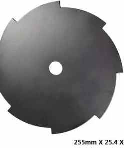 ZHUOXUAN Lames De Scie Circulaire, 255x25.4x1.6mm 8 Dents Lame Débroussailleuse Lame De Scie Coupe Tondeuse à Gazon Outils électriques