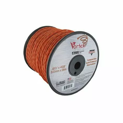 G�N�RIQUE Bobine Fil Nylon Copolymère VORTEX Alu Orange - Longueur: 131m, Ø: 3,00mm. 3 G�N�RIQUE Bobine Fil Nylon Copolymère VORTEX Alu Orange - Longueur: 131m, Ø: 3,00mm.
