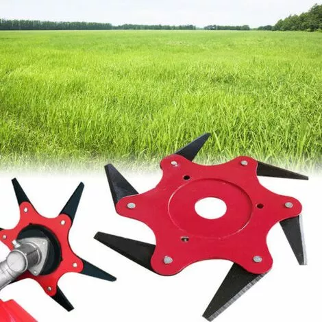 DONTODENT Tête De Débroussailleuse En Métal à 6 Dents - Tête De Tondeuse à Gazon De Jardin 2 Commandes - Noir, Lame Noire 6 DONTODENT Tête De Débroussailleuse En Métal à 6 Dents - Tête De Tondeuse à Gazon De Jardin 2 Commandes - Noir, Lame Noire – Image 4