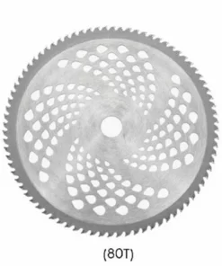 DONTODENT Lame De Coupe De Brosse 80T, Lame De Tondeuse à Gazon De Remplacement, Lame De Scie Circulaire Pour Couper L'herbe, Coupe-arbre