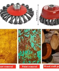 DKSFJKL Tête Brosse Désherbage, Pour Débroussailleuse, Plateau Désherbage En Fil D'acier Universel Aménagement Paysager Coupe Irrigation Machines Accessoires (4 Pouces) 9 DKSFJKL Tête Brosse Désherbage, Pour Débroussailleuse, Plateau Désherbage En Fil D'acier Universel Aménagement Paysager Coupe Irrigation Machines Accessoires (4 Pouces) -Débroussailleuse Soldes Magasin 53366865 3