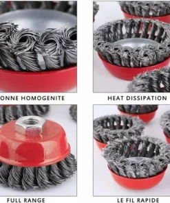 DKSFJKL Tête Brosse Désherbage, Pour Débroussailleuse, Plateau Désherbage En Fil D'acier Universel Aménagement Paysager Coupe Irrigation Machines Accessoires (4 Pouces) 11 DKSFJKL Tête Brosse Désherbage, Pour Débroussailleuse, Plateau Désherbage En Fil D'acier Universel Aménagement Paysager Coupe Irrigation Machines Accessoires (4 Pouces) -Débroussailleuse Soldes Magasin 53366865 5