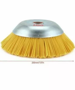 Brosse Anti-mauvaises Herbes En Nylon Pour Débroussailleuse - Outil De Jardin - Tête De Débroussailleuse - Trou Intérieur 25,4 Mm Macaron -Débroussailleuse Soldes Magasin 53912350 2