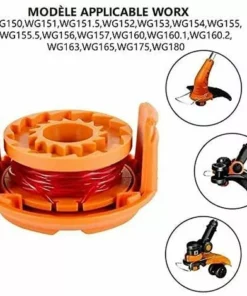 Bobines Fil Pour Débroussailleuses En Nylon Ligne De Bobines De Rechange Avec 2 Capuchons De Coupe Bobine De Fil De Coupe Pour Tondeuse à Gazon Macaron 9 Bobines Fil Pour Débroussailleuses En Nylon Ligne De Bobines De Rechange Avec 2 Capuchons De Coupe Bobine De Fil De Coupe Pour Tondeuse à Gazon Macaron -Débroussailleuse Soldes Magasin 53912358 3