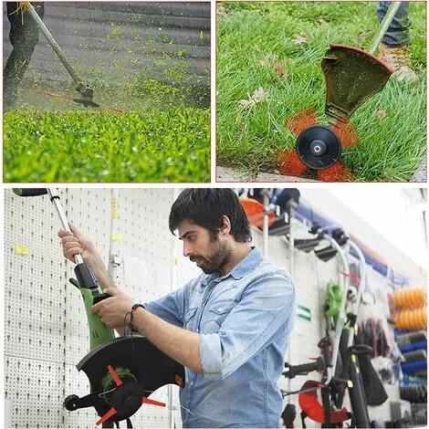 Lames En Plastique De Rechange,100 Pièces Lames De Coupe En Plastique Lame De Tondeuse En Plastique Débroussailleuse à Couteau En Plastique, Pour Jardin Et Pelouse Coupe Bordures,Starlight 7 Lames En Plastique De Rechange,100 Pièces Lames De Coupe En Plastique Lame De Tondeuse En Plastique Débroussailleuse à Couteau En Plastique, Pour Jardin Et Pelouse Coupe Bordures,Starlight – Image 5