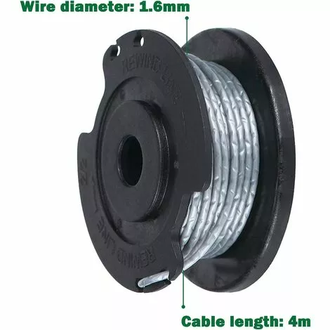 3 Pièces Bobine De Fil Debroussailleuse, Bobine Fil Nylon Pour Coupe Bordure, Compatible Avec ART 23SL Et ART 26SL,Starlight 6 3 Pièces Bobine De Fil Debroussailleuse, Bobine Fil Nylon Pour Coupe Bordure, Compatible Avec ART 23SL Et ART 26SL,Starlight – Image 4