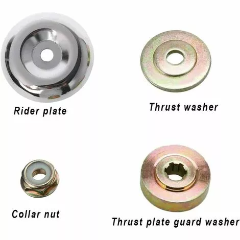 ZHUOXUAN 8PCS Tête De Débroussailleuse Universelle Accessoires Avec 5PCS Ecrous De Fixation Tête De Coupe Bordure Pour Débroussailleuse Stihl 5 ZHUOXUAN 8PCS Tête De Débroussailleuse Universelle Accessoires Avec 5PCS Ecrous De Fixation Tête De Coupe Bordure Pour Débroussailleuse Stihl – Image 3