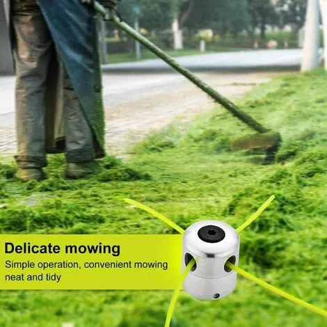 Tête De Débroussailleuse Universelle Aluminium Fils Tête Coupe-bordure Tête Double Fil Bobine Tête Fil Nylon Pour Tondeuse, 1 Têtes De Fil + 4 Fils,Fontainebleau 7 Tête De Débroussailleuse Universelle Aluminium Fils Tête Coupe-bordure Tête Double Fil Bobine Tête Fil Nylon Pour Tondeuse, 1 Têtes De Fil + 4 Fils,Fontainebleau – Image 5