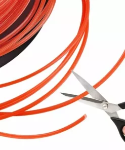 Fil De Rechange Pour Coupe-bordure, En Nylon,4 Pans, Diamètre 2,4 Mm, Longueur 100 M, Rouge，Fontainebleau -Débroussailleuse Soldes Magasin 55490011 3