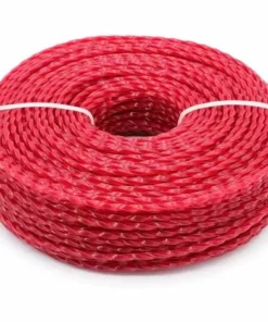 Fil Coupe Bordure Universel, Ligne De Trimmer Strimmer En Nylon 3.0 Mm, Fil En Nylon Débroussailleuse Robuste Pour Bosse Tête Tondeuse À Gazon De Jardinage,Twist, 3mmx60m，Fontainebleau -Débroussailleuse Soldes Magasin 55490026 3
