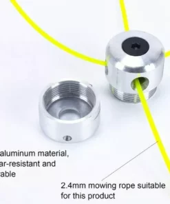 FR-LIFE BR-Vie Tête De Coupe-herbe En Aluminium Tête De Débroussailleuse Universelle Tête De Coupe Bobine Avec 4 Nylon Ligne Coupe Bordure Tête Double Fil Bobine Pour Débroussailleuse à Gazon Et Brosse Cutter -Débroussailleuse Soldes Magasin 56073965 5