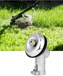 CATHERINE 1pc Débroussailleuse Tondeuse Remplacer Tête De Boîte De Vitesses Tête De Boîte De Vitesses Rouge 26mm Diamètre 7 Dents (Argent)