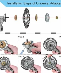 READCLY 6 Pouces/150 Mm Tête De Débroussailleuse Conique En Fil Acier Massif De Fer Noué Gazon Tête Coupe Brosse Tondeuse Gazon Acier Tête Accessoires De Tondeuse Pour Les Coupe-bordures Tondeuses à Gazon 11 READCLY 6 Pouces/150 Mm Tête De Débroussailleuse Conique En Fil Acier Massif De Fer Noué Gazon Tête Coupe Brosse Tondeuse Gazon Acier Tête Accessoires De Tondeuse Pour Les Coupe-bordures Tondeuses à Gazon -Débroussailleuse Soldes Magasin 56691353 5