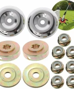 TINOR 6PCS Tête De Débroussailleuse Universelle Accessoires Avec 7PCS Ecrous De Fixation Tête De Coupe Bordure Pour Débroussailleuse Stihl