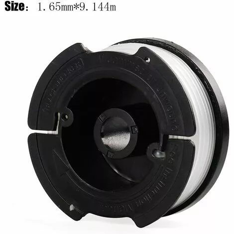 HKLFFJA Liuer 6PCS Bobine De Remplacement à Alimentation Automatique, Compris 5 Paquets Bobines De Remplacement Et 1 Paquet Capuchon Compatible Avec Black Et Decker Af-100(1.65mm*45m) 4 HKLFFJA Liuer 6PCS Bobine De Remplacement à Alimentation Automatique, Compris 5 Paquets Bobines De Remplacement Et 1 Paquet Capuchon Compatible Avec Black Et Decker Af-100(1.65mm*45m) – Image 2