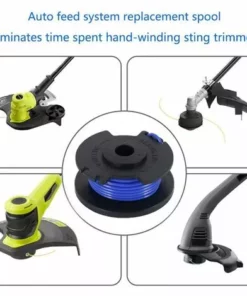 HKLFFJA Bobine De Fil De Rechange Pour Débroussailleuse Ryobi One+ AC14RL3A 18 V, 24 V, 40 V, Bobine De Rechange Pour Coupe-bordure De Ligne 1.65 Mm, 11ft Pour Débroussailleuse (8 Bobines + 2 Bouchons) -Débroussailleuse Soldes Magasin 57121797 3