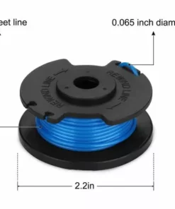 HKLFFJA Bobine De Fil De Rechange Pour Débroussailleuse Ryobi One+ AC14RL3A 18 V, 24 V, 40 V, Bobine De Rechange Pour Coupe-bordure De Ligne 1.65 Mm, 11ft Pour Débroussailleuse (8 Bobines + 2 Bouchons) -Débroussailleuse Soldes Magasin 57121797 4