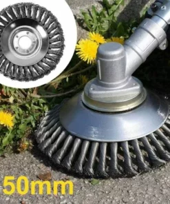 FLYME Tête De Coupe Conique à Fil Noué Pour Tondeuses à Gazon, Débroussailleuse Weed Box - 150 Mm -Débroussailleuse Soldes Magasin 57481382 4