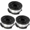 FONTAINEBLEAU Accessoires De Tondeuse à Gazon, Bobine Et Ligne De Ligne De Remise En Ligne De Remaniement Des Aliments Automobiles Compatibles Avec Black Decker AF-100-3ZP Fonepro 3Pcs -Débroussailleuse Soldes Magasin 57582088 1