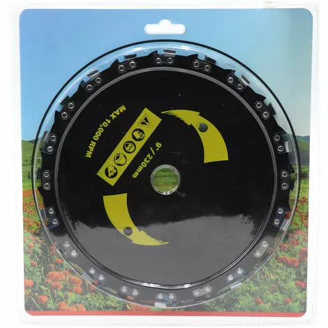 DENUOTOP Tête De Débroussailleuse Tête De Tondeuse à Gazon Pour Tronçonneuse à Disque, Tête De Tondeuse à Gazon En Acier à 20 Dents De 9 Pouces-le Noir 5 DENUOTOP Tête De Débroussailleuse Tête De Tondeuse à Gazon Pour Tronçonneuse à Disque, Tête De Tondeuse à Gazon En Acier à 20 Dents De 9 Pouces-le Noir – Image 3