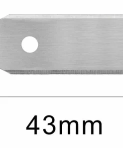 DENUOTOP Tête De Débroussailleuse 45 X Lames De Couteau En Titane Pour Toutes Les Tondeuses Robotiques Husqvarn/Automower/ Yardforce/Gardena (3g-0.75mm) Avec 45 Vis，argenté -Débroussailleuse Soldes Magasin 57589976 2