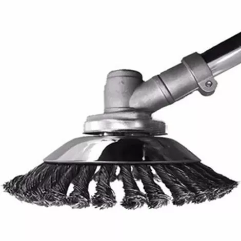 ABCRITAL Brosse De Débroussailleuse À Gazon,Tête De Tondeuse À Fil Avec Roue En Fil D'Acier Solide, Brosse À Désherber Ronde En Métal,Outil Multifonctionnel D'Élimination Des Mauvaises Herbes(6 Pouces) 7 ABCRITAL Brosse De Débroussailleuse À Gazon,Tête De Tondeuse À Fil Avec Roue En Fil D'Acier Solide, Brosse À Désherber Ronde En Métal,Outil Multifonctionnel D'Élimination Des Mauvaises Herbes(6 Pouces) – Image 5