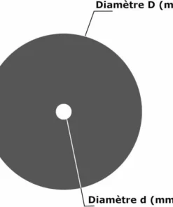 CYCLINGCOLORS Bol Glisseur Pour Lame De Débroussailleuse Diamètre 94mm Alésage 8mm Carter Protection Couteau Fil Lame -Débroussailleuse Soldes Magasin 57711432 2