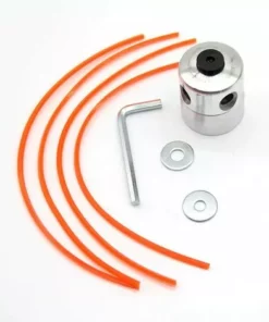 TANABATA Aluminium Fils Tête Coupe-bordure Tête Double Fil Bobine Tête Fil Nylon Pour Débroussailleuse à Essence Tondeuse à Gazon 8 TANABATA Aluminium Fils Tête Coupe-bordure Tête Double Fil Bobine Tête Fil Nylon Pour Débroussailleuse à Essence Tondeuse à Gazon -Débroussailleuse Soldes Magasin 58221115 2