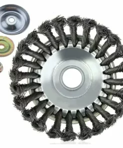 LTS FAFA Tête De Lame De Coupe-herbe Avec Fil à Nœud Conique, Bac à Mauvaises Herbes En Métal Pour Fixation De Débroussailleuse