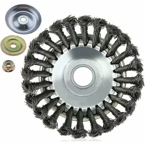 LTS FAFA Tête De Lame De Coupe-herbe Avec Fil à Nœud Conique, Bac à Mauvaises Herbes En Métal Pour Fixation De Débroussailleuse 3 LTS FAFA Tête De Lame De Coupe-herbe Avec Fil à Nœud Conique, Bac à Mauvaises Herbes En Métal Pour Fixation De Débroussailleuse