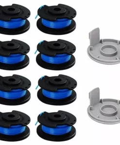 TINOR Bobine De Rechange Pour Coupe-bordure De Ligne 0,065 Pouce Pour Ryobi 18v 24v 40v, Compatible Avec Ryobi One + AC14RL3A, Coupe-fil Sans Fil Line 11ft-6 Paquets