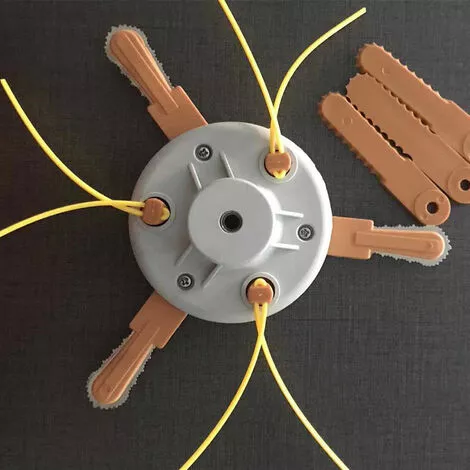 GRID COOL Tête De Tondeuse, Tête De Tondeuse Universelle Brosse Coupe-fil Remplacement Accessoires De Tondeuse à Gazon Tondeuse Tête De Tondeuse Tête De Tondeuse à Mauvaises Herbes 4 GRID COOL Tête De Tondeuse, Tête De Tondeuse Universelle Brosse Coupe-fil Remplacement Accessoires De Tondeuse à Gazon Tondeuse Tête De Tondeuse Tête De Tondeuse à Mauvaises Herbes – Image 2