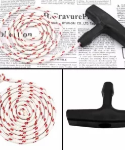 GRID COOL Starter Handle Lawn Mower Recoil Starter Rope With 3 Pieces Starter Handle Cord Mower Accessories -Débroussailleuse Soldes Magasin 58349481 3