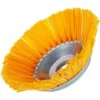 AOUGO Brosse à Mauvaises Herbes En Nylon - Brosse Ronde Universelle Pour Débroussailleuse - Outils De Jardin Durables - 200 Mm X 25,4 Mm -Débroussailleuse Soldes Magasin 58574299 1