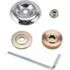 AOUGO 5pcs Kit De Fixation D'écrou De Lame D'engrenage En Métal De Rechange Avec Boulons à Tête à Six Pans Creux Pour Débroussailleuse Débroussailleuse Kit De Fixation D'écrou Universel M10 Accessoires, Pour Tondeuse à Gazon Débroussailleuse -Débroussailleuse Soldes Magasin 58574306 1