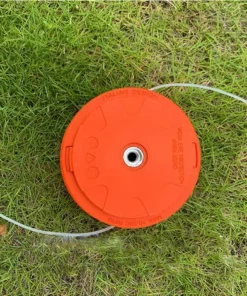DONTODENT Tête En Aluminium Sans Tondeuse à Gazon Tête D'herbe Corde D'herbe Tête D'herbe Universrésistant à L'usure Corde En Nylon Fil De Scie, Rouge -Débroussailleuse Soldes Magasin 58626888 2