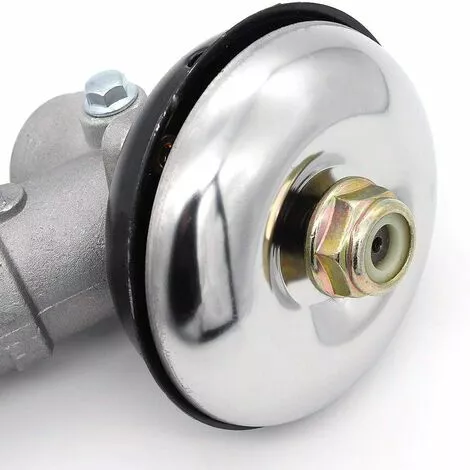 TINOR Renvoi D'angle Debroussailleuse 26mm /28mm, Tête D'engrenage Debroussailleuse Universelle Boîte De Vitesse De Tondeuse à Gazon Pour Coupe Herbe/Tronconneuse (26mm, Rond De 7 Dents) 5 TINOR Renvoi D'angle Debroussailleuse 26mm /28mm, Tête D'engrenage Debroussailleuse Universelle Boîte De Vitesse De Tondeuse à Gazon Pour Coupe Herbe/Tronconneuse (26mm, Rond De 7 Dents) – Image 3